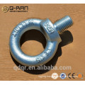 Types of Bolts Galvanized Forged DIN580 Eye Bolts